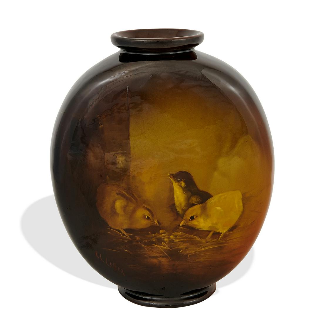 Claude Lucas Leffler, J.B. Owens Utopian vase (1 of 3)