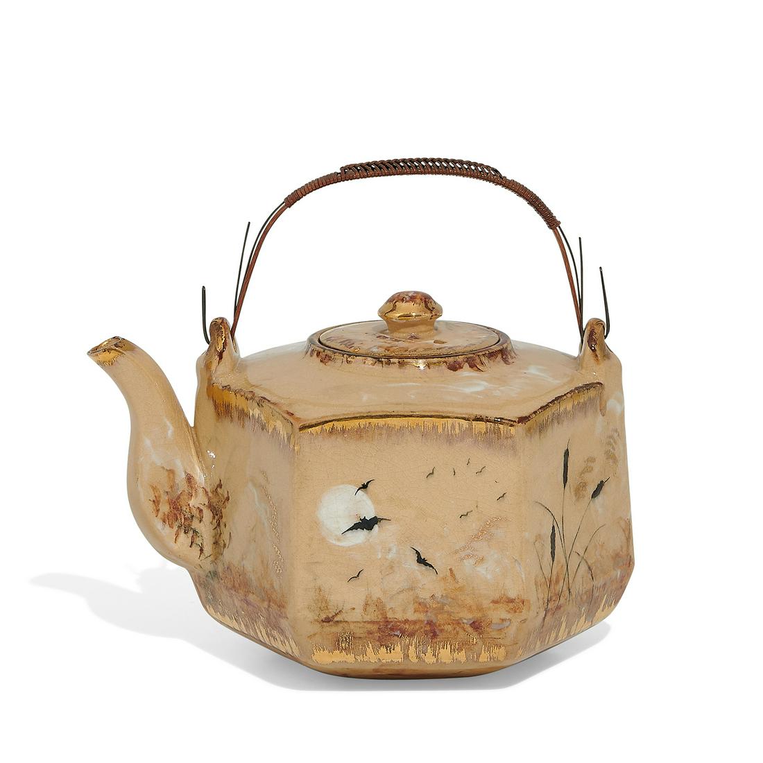 Attr. Maria Nichols, Rookwood very early teapot (1 of 4)