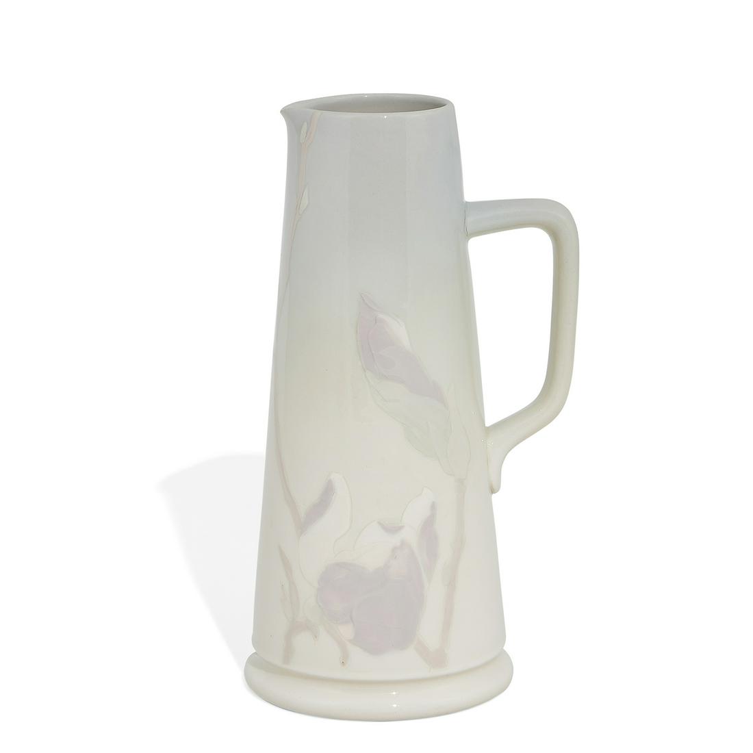 Sara Sax, Rookwood Pottery Iris glaze pitcher (1 of 4)