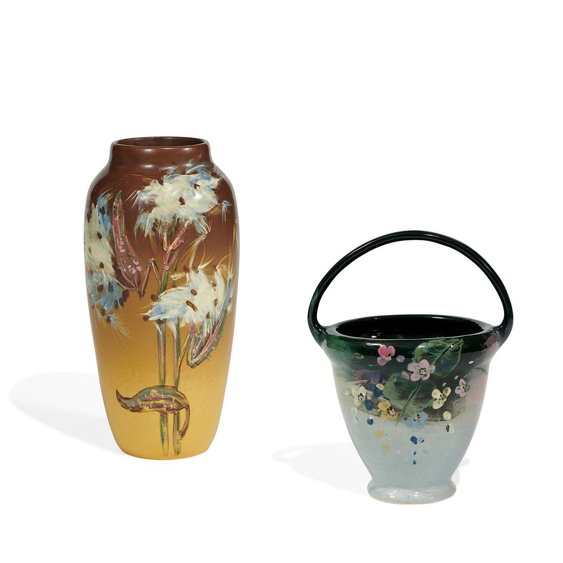 Weller Pottery Co. rare Hudson Rochelle vase (1 of 6)