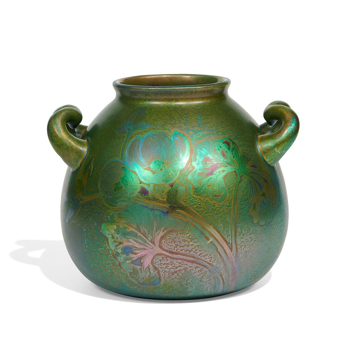 Jacques Sicard, Weller Pottery Co. Sicard vase (1 of 5)