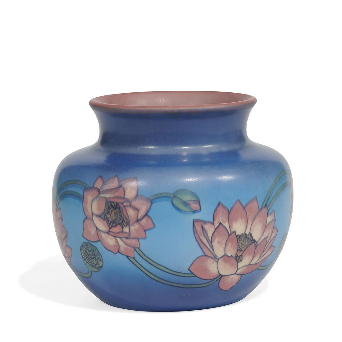 Harriet E. Wilcox, Rookwood Pottery vase (1 of 4)