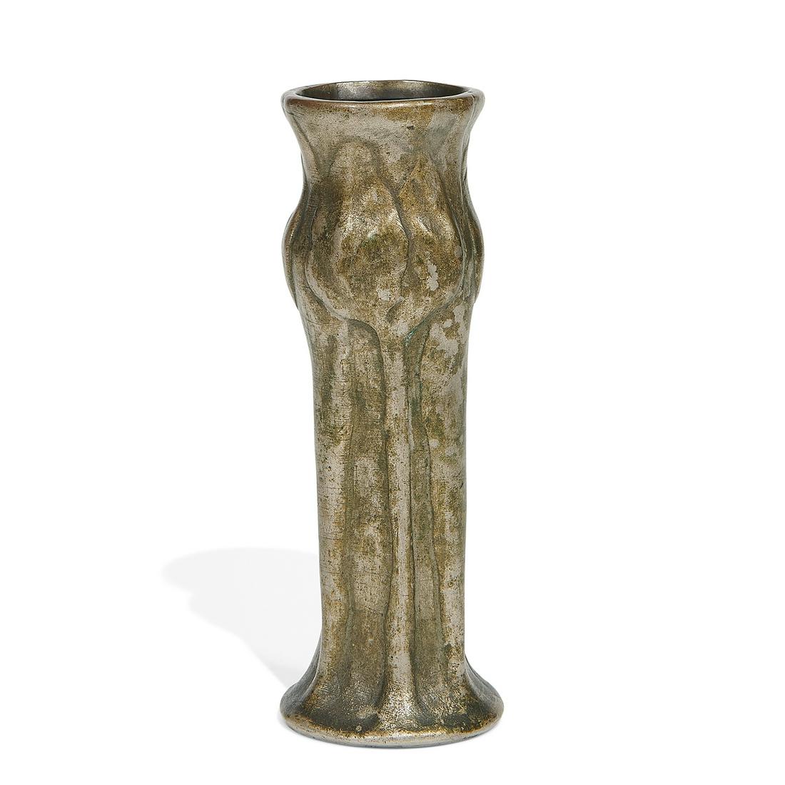 Louis Comfort Tiffany rare Favrile Bronze vase (1 of 3)