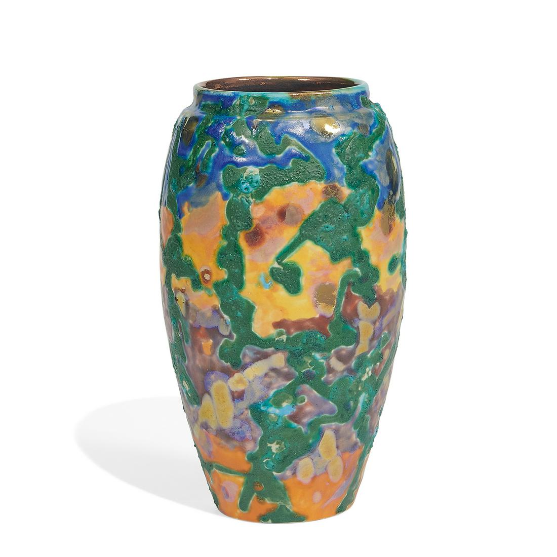 Paul J. Katrich porcelain lusterware vase (1 of 4)