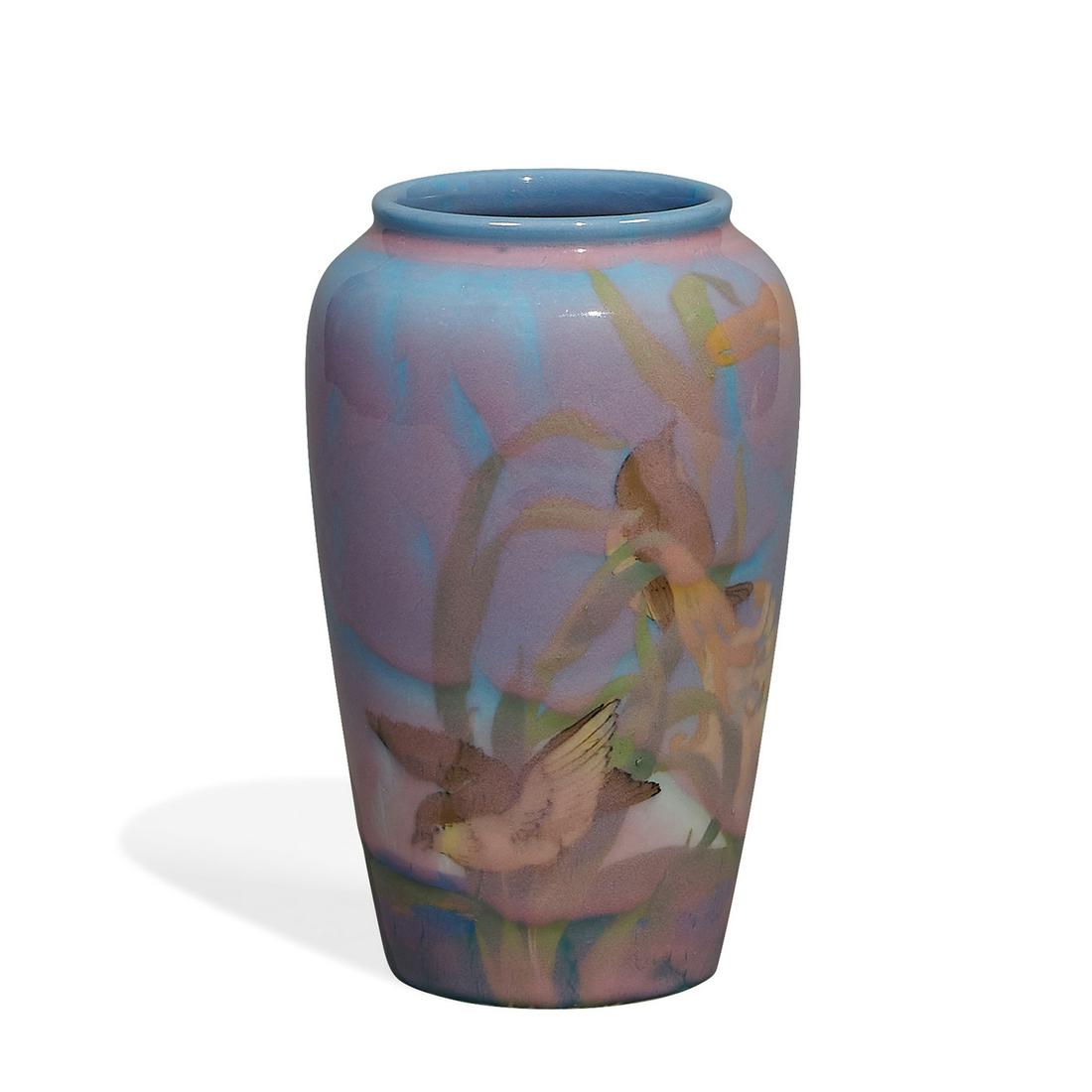 Arthur Conant for Rookwood Pottery scenic vase (1 of 3)