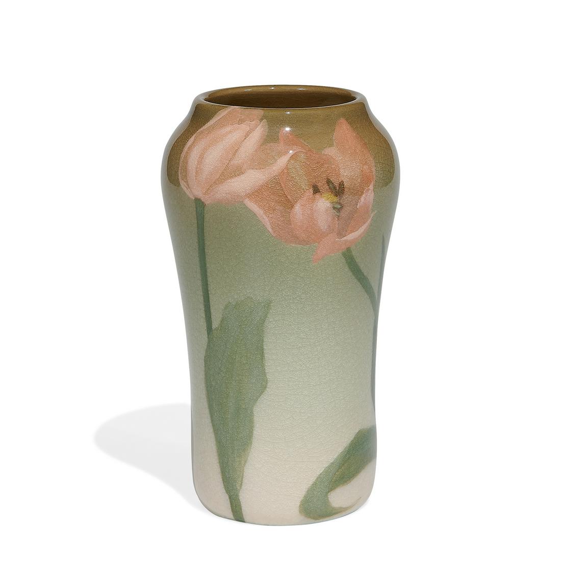 Mary Nourse, Rookwood Pottery Iris glaze vase (1 of 4)