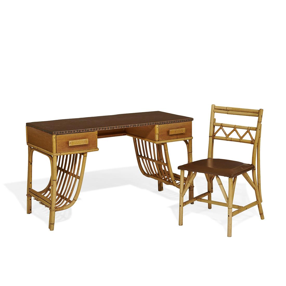 Vintage desk and chair set (1 of 1)