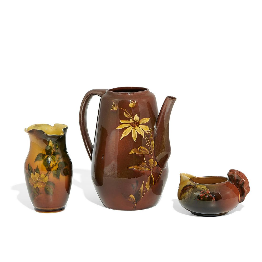 Rookwood Pottery group of Standard Glaze vases (1 of 3)