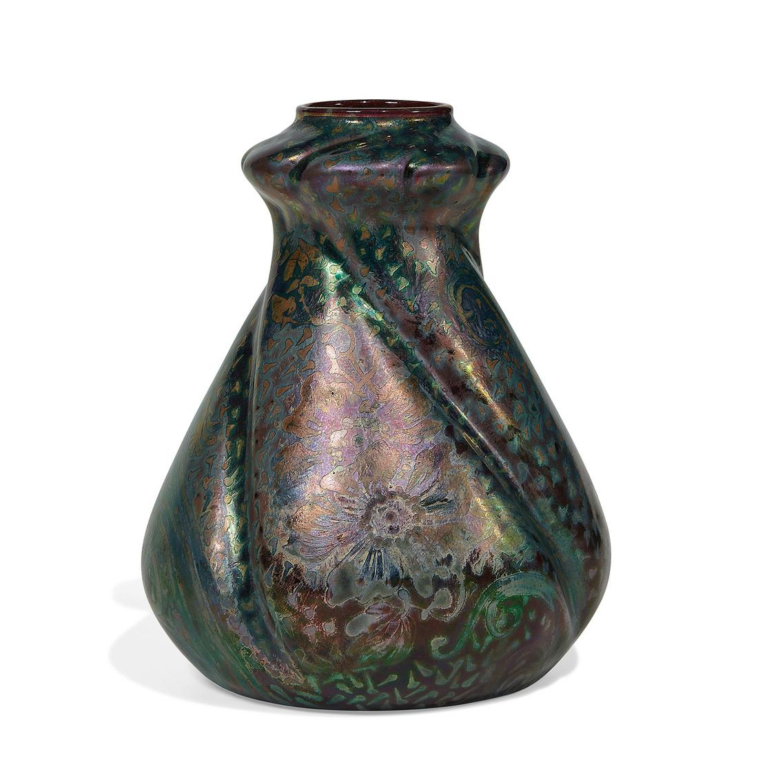 Jacques Sicard, Weller Pottery Co. vase (1 of 4)
