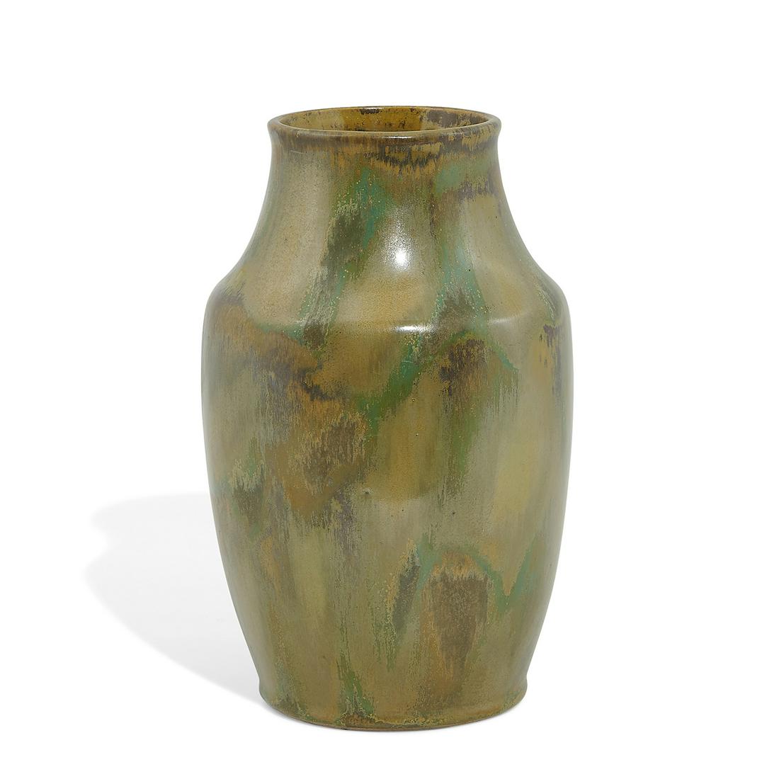 Red Wing Art Pottery very fine Nokomis glaze vase (1 of 3)
