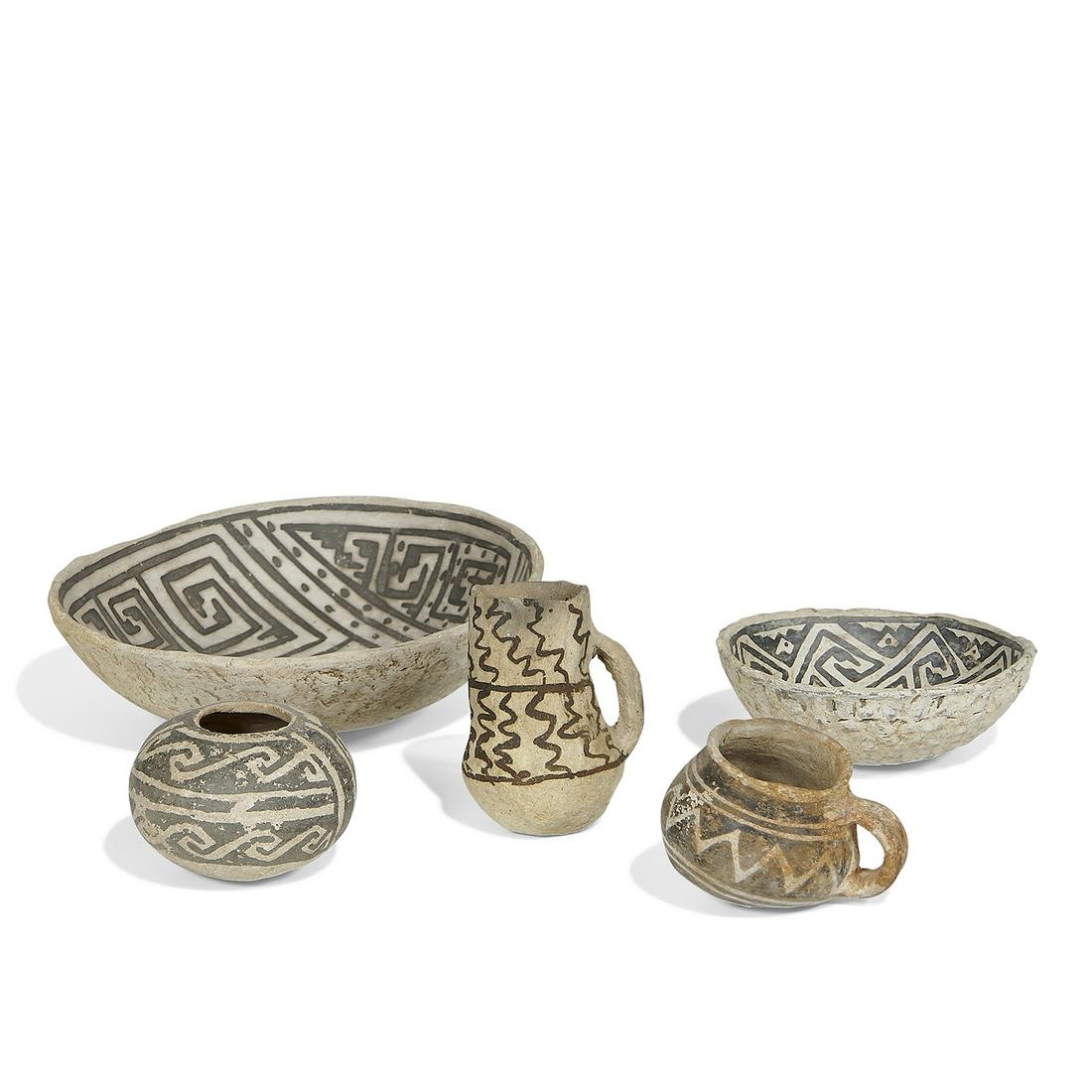 Anasazi / Ancestral Pueblo Mesa Verde group of 5 (1 of 3)