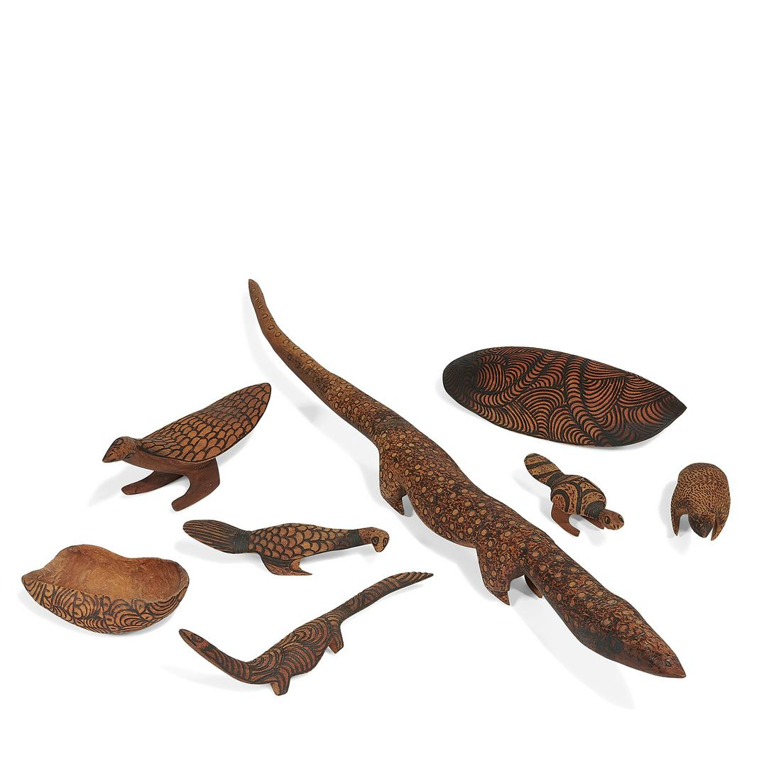 Johnny Cook / Aboriginal collection of eight (1 of 6)