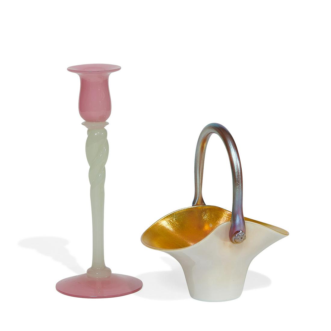 Steuben Glass Works articles, two (1 of 2)