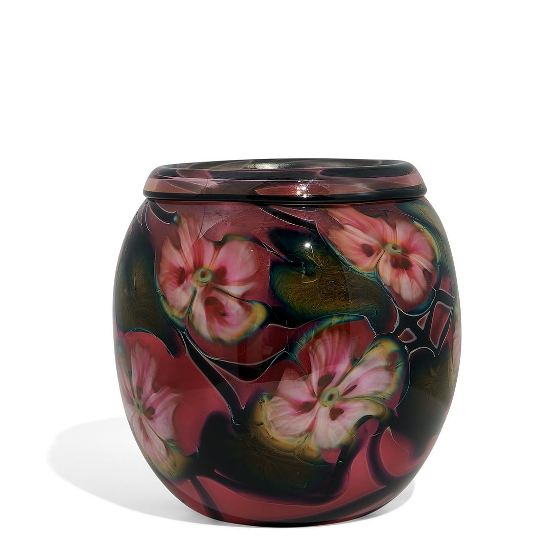 Charles Lotton Multi Flora vase in Selenium Red (1 of 3)