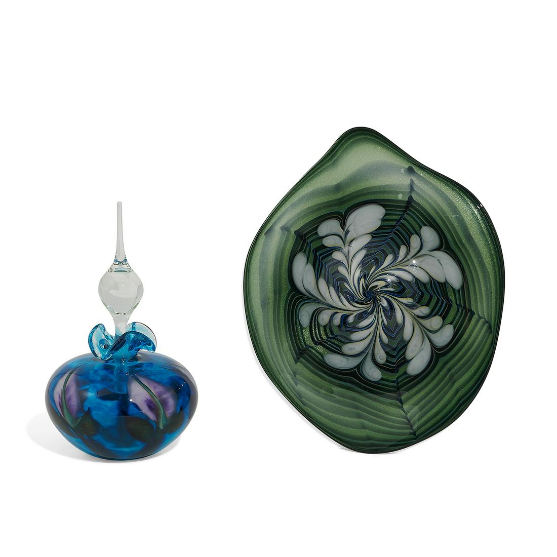 Daniel Lotton perfume jug & decorative plaque (1 of 6)