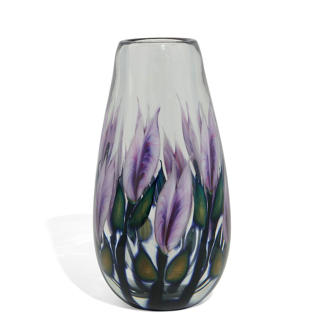 Daniel Lotton paperweight vase (1 of 3)