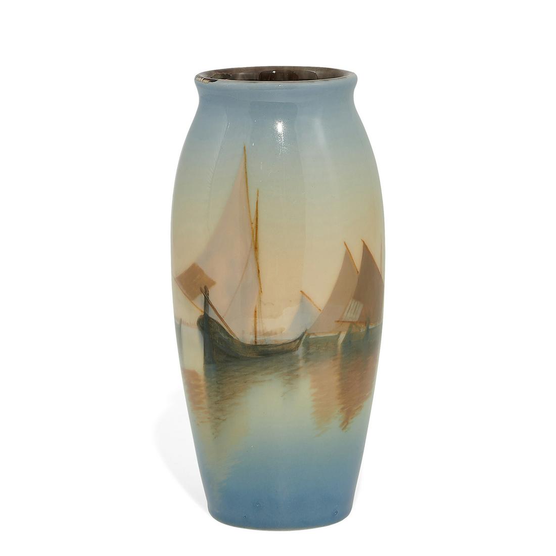 Carl Schmidt, Rookwood Decorated Porcelain vase (1 of 5)