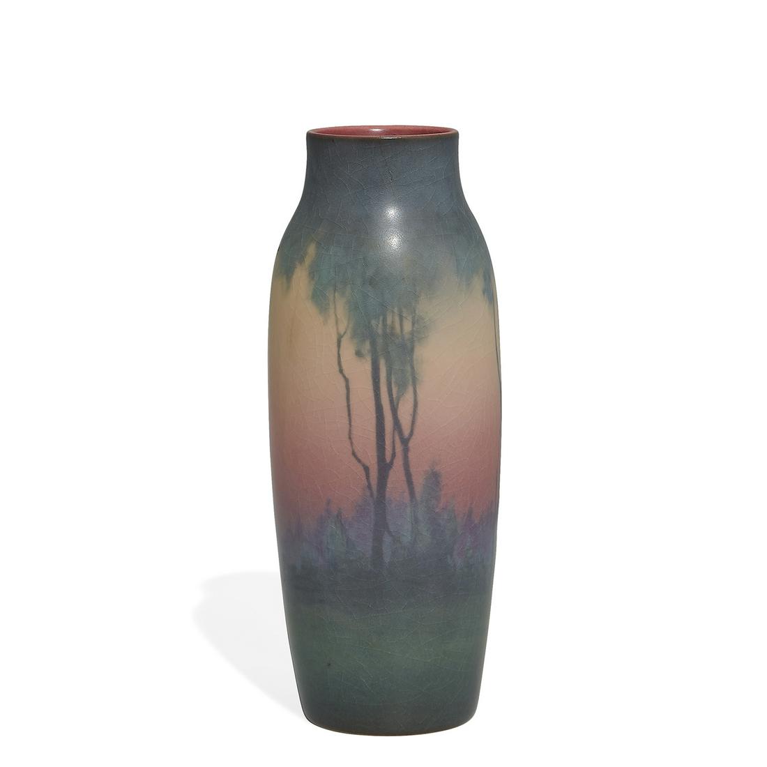 Lenore Asbury, Rookwood Pottery Vellum glaze vase (1 of 5)