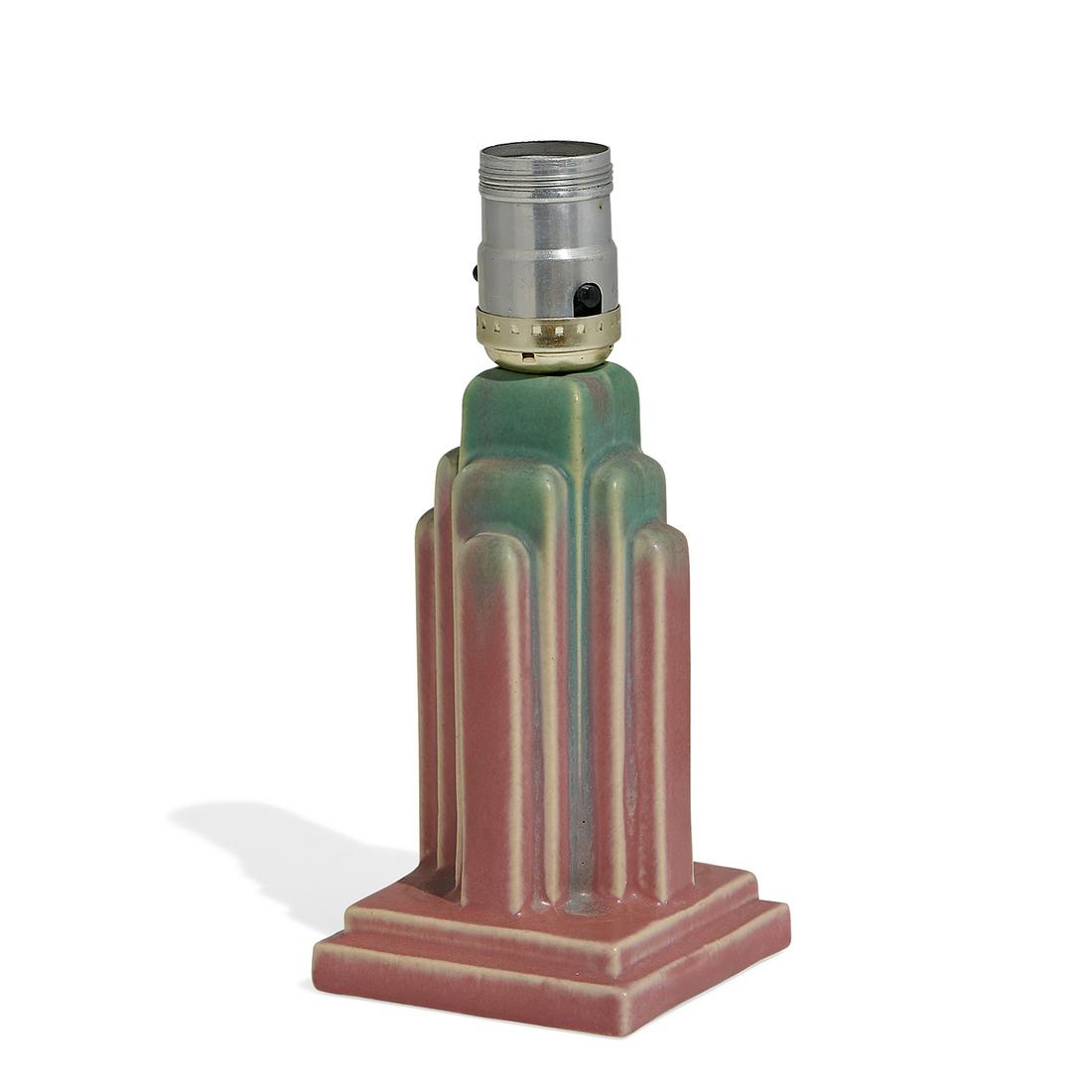 Muncie Pottery Skyscraper lamp base (1 of 3)