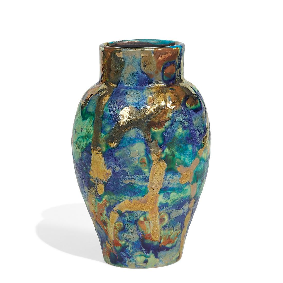 Paul J. Katrich porcelain lusterware vase (1 of 4)