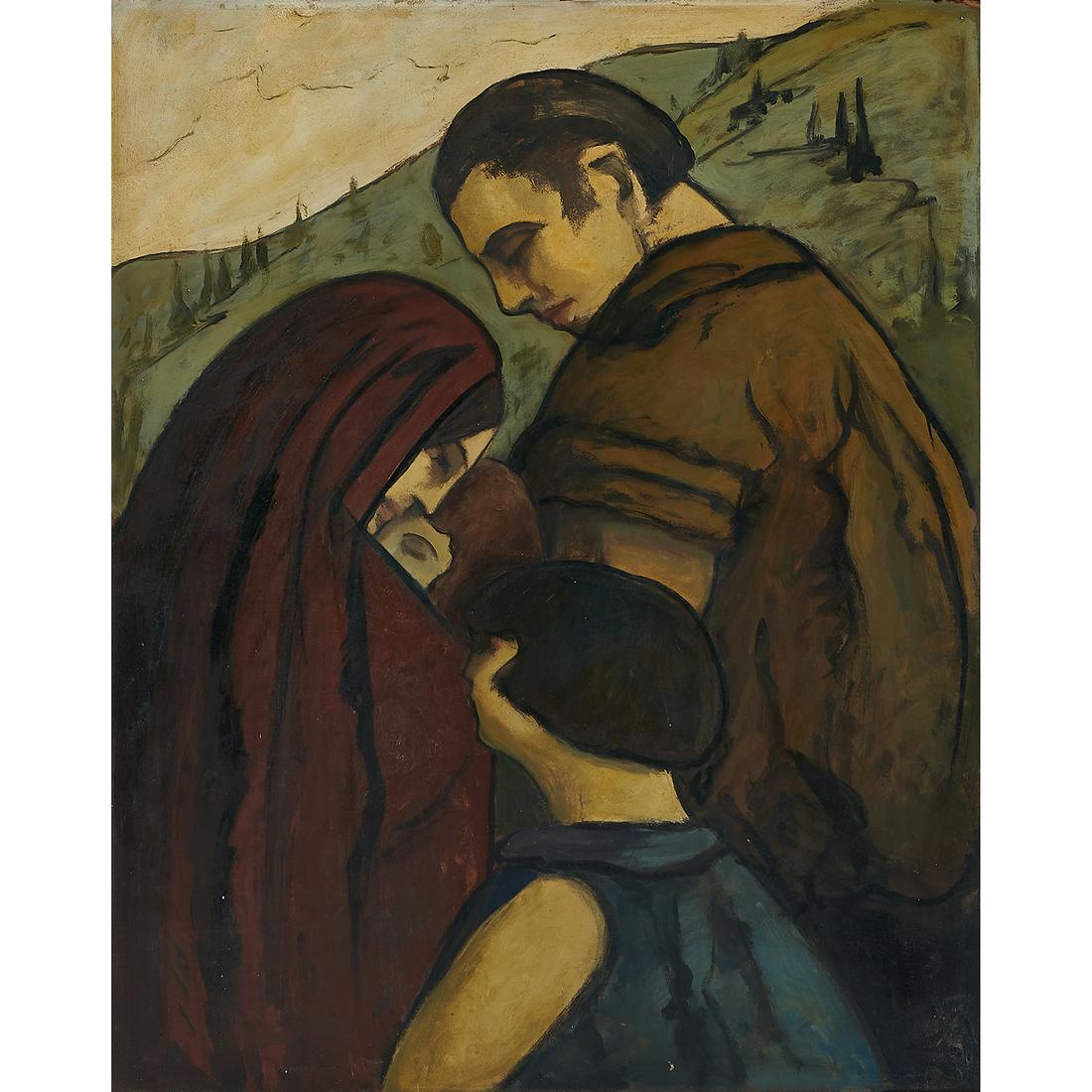 Artist Unknown, Family Embracing (1 of 2)