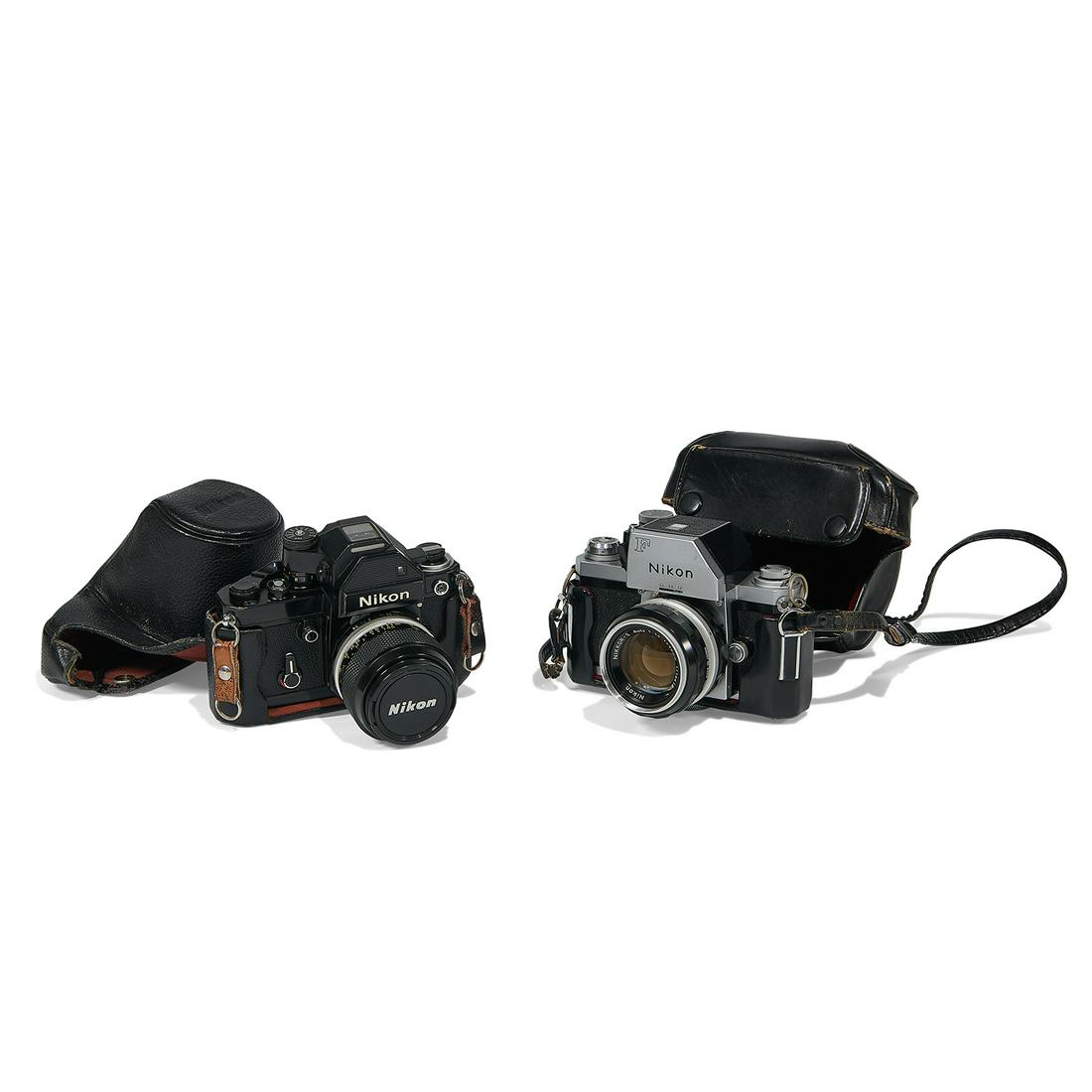 Nikon Photomic SLR cameras, two, models F2 & F (1 of 2)