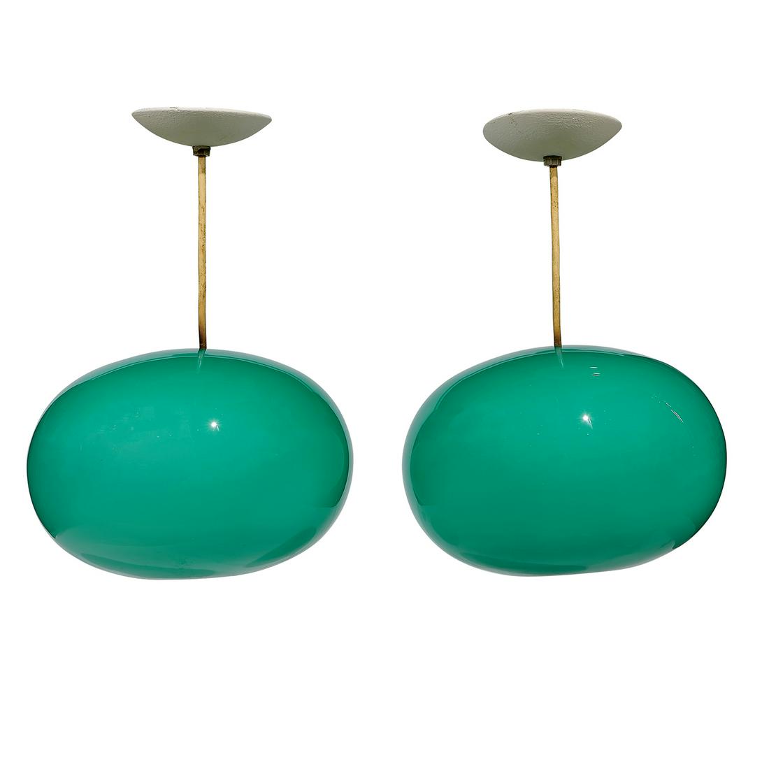 Italian pendant lights, pair (1 of 1)