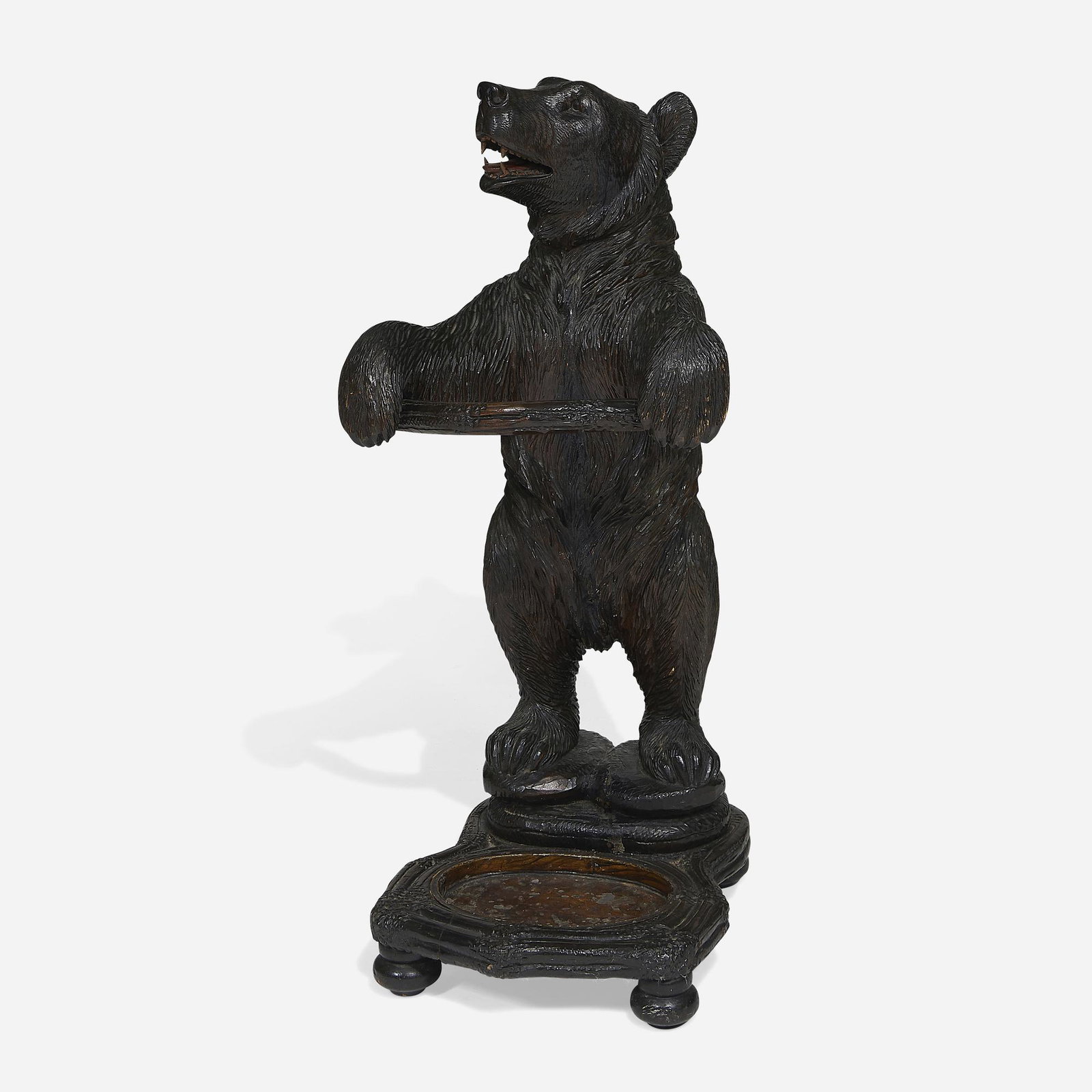 German/American, Black Forest bear umbrella stand (1 of 3)