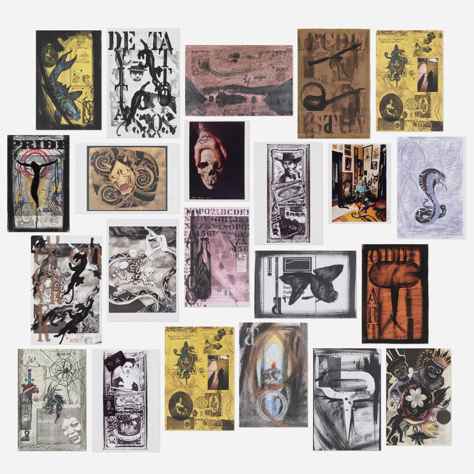 Twenty American Artists　Portfolio Various Artists Twenty American Artists (partial Portfolio)