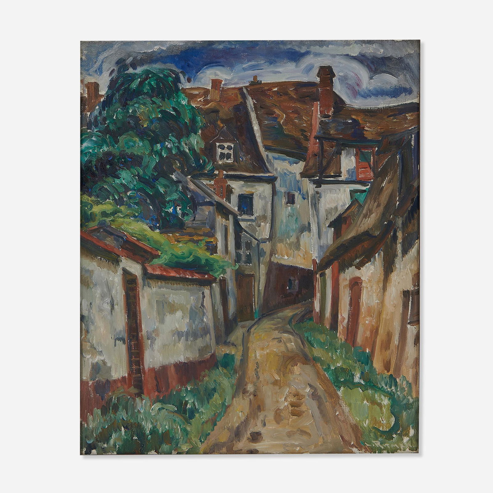 Louis Ritman, The Village Road (1 of 3)