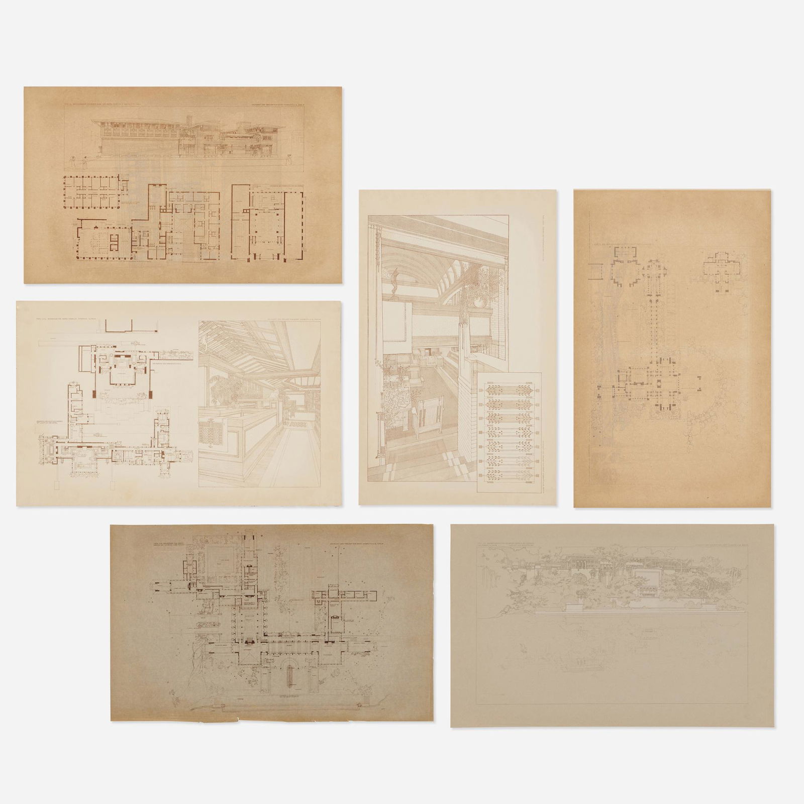 Frank Lloyd Wright, Plates, Wasmuth Portfolio (1 of 9)