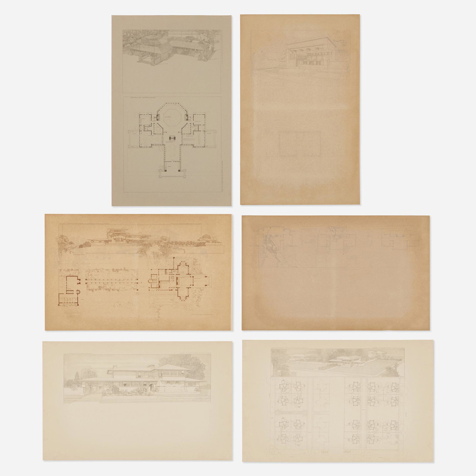 Frank Lloyd Wright, Plates, Wasmuth Portfolio (1 of 10)