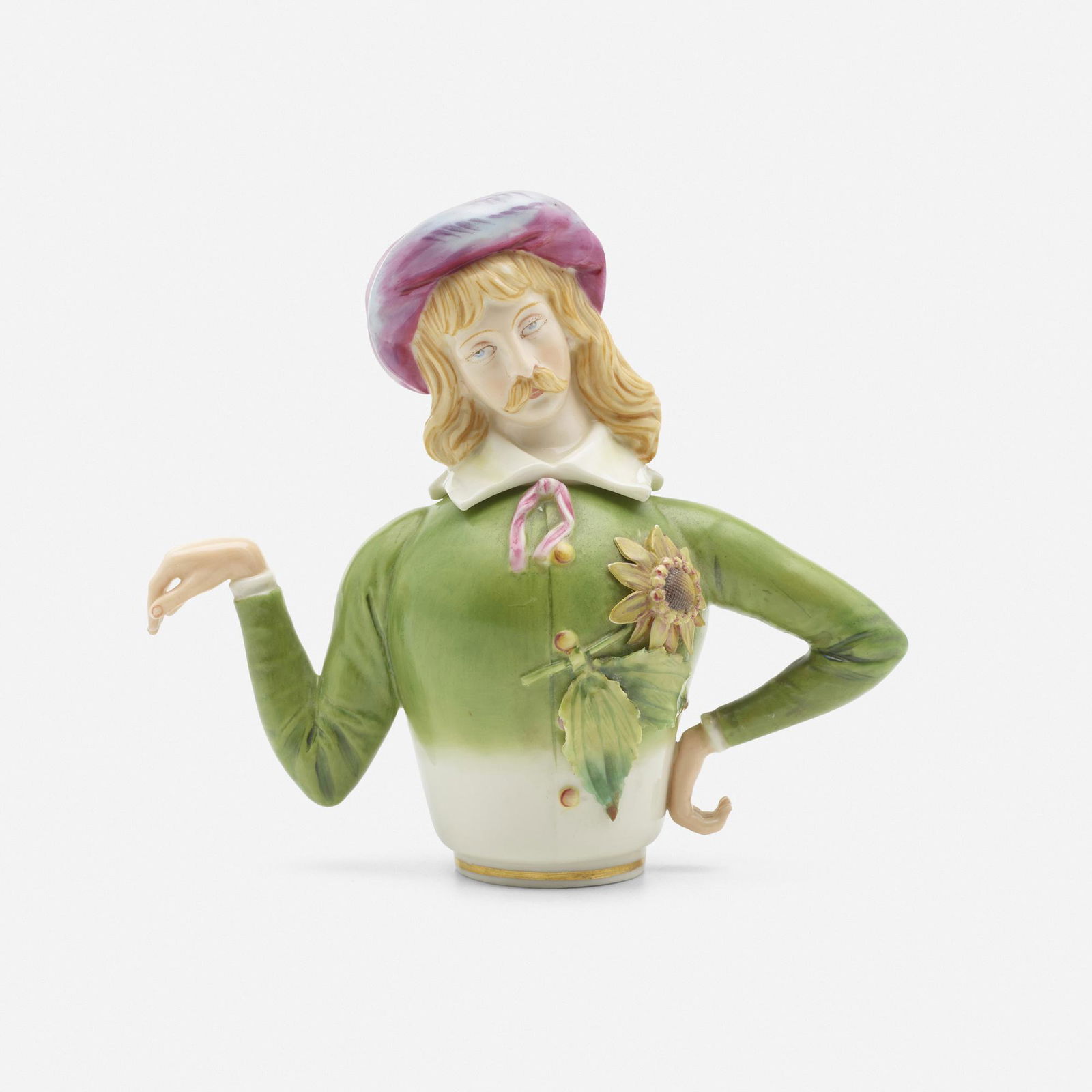 James Hadley, Royal Worcester, Aesthetic teapot (1 of 5)