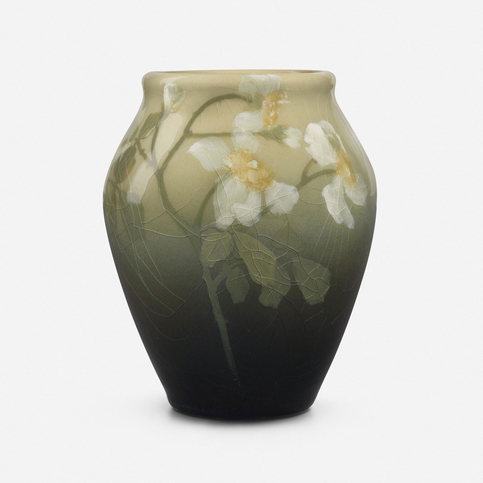 Irene Bishop for Rookwood, Iris Glaze vase (1 of 3)