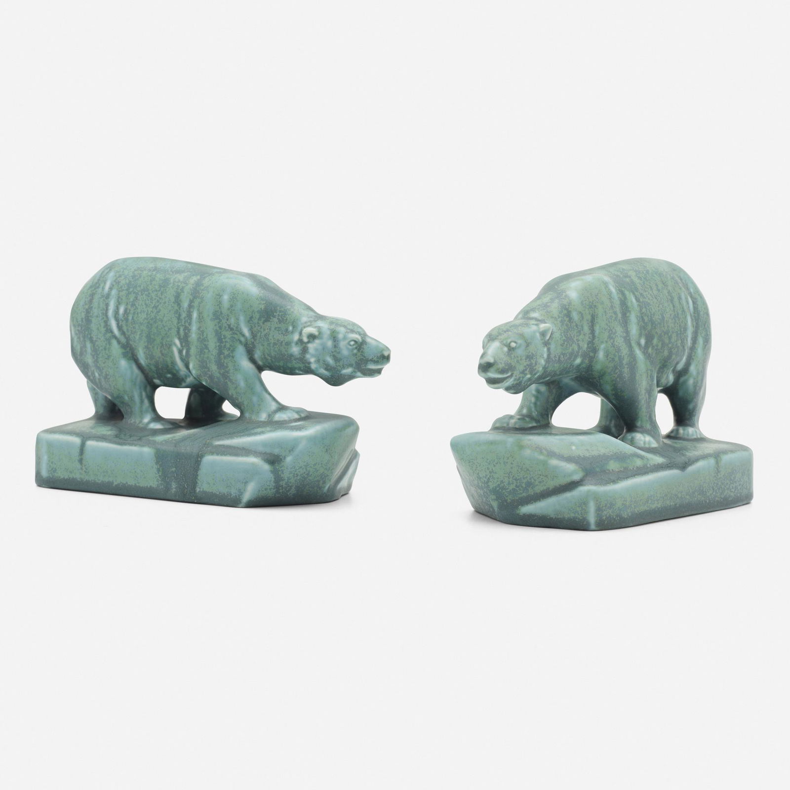 Kataro Shirayamadani, Walking Bear bookends, pair (1 of 5)