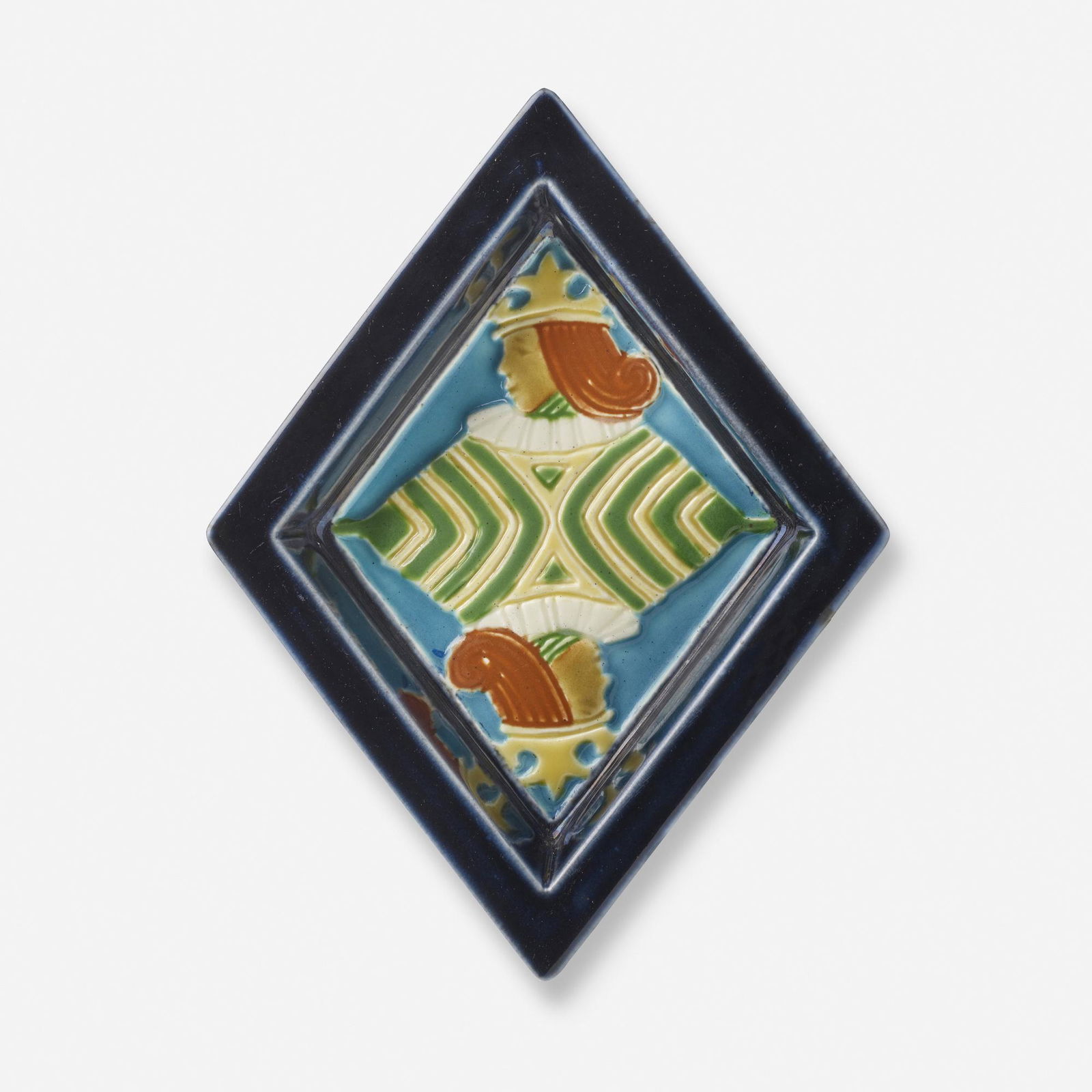 Sallie Toohey for Rookwood, One-Eyed Jack tray (1 of 5)