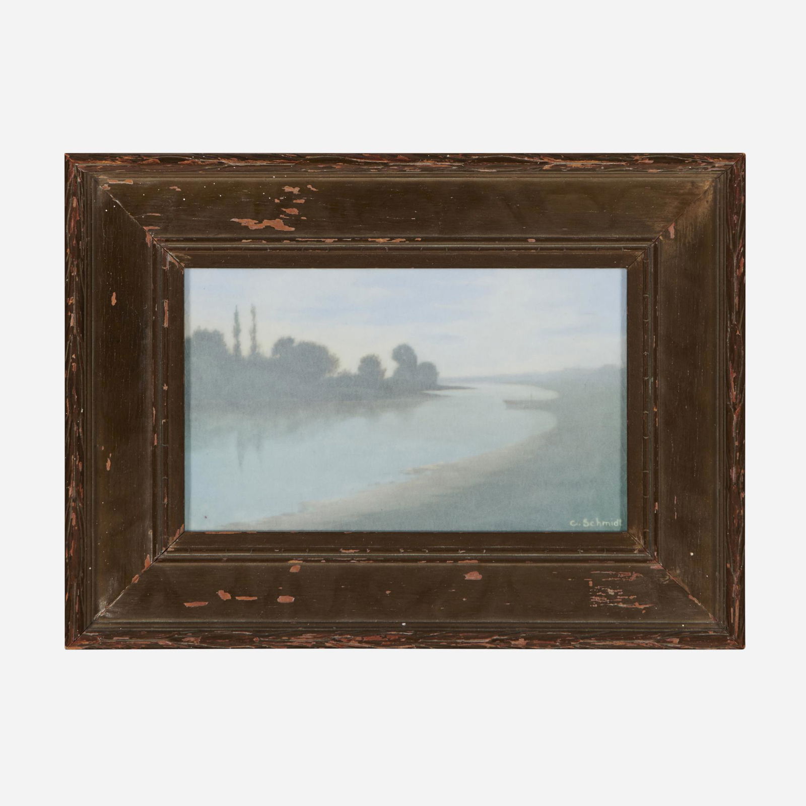 Carl Schmidt for Rookwood Pottery, A Quiet Stream (1 of 3)