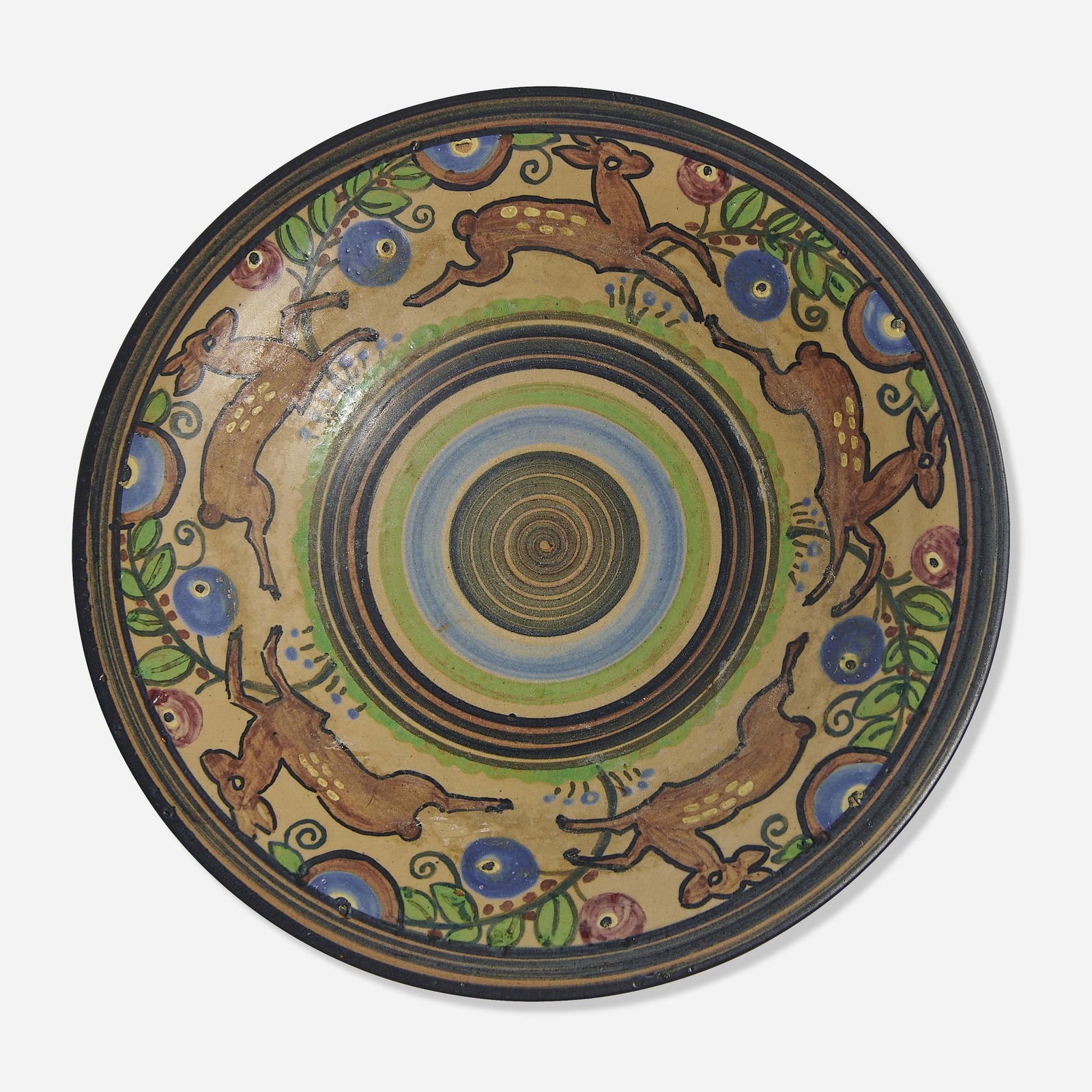 Margaret Cable, UND, Hand-thrown Bentonite plate (1 of 2)
