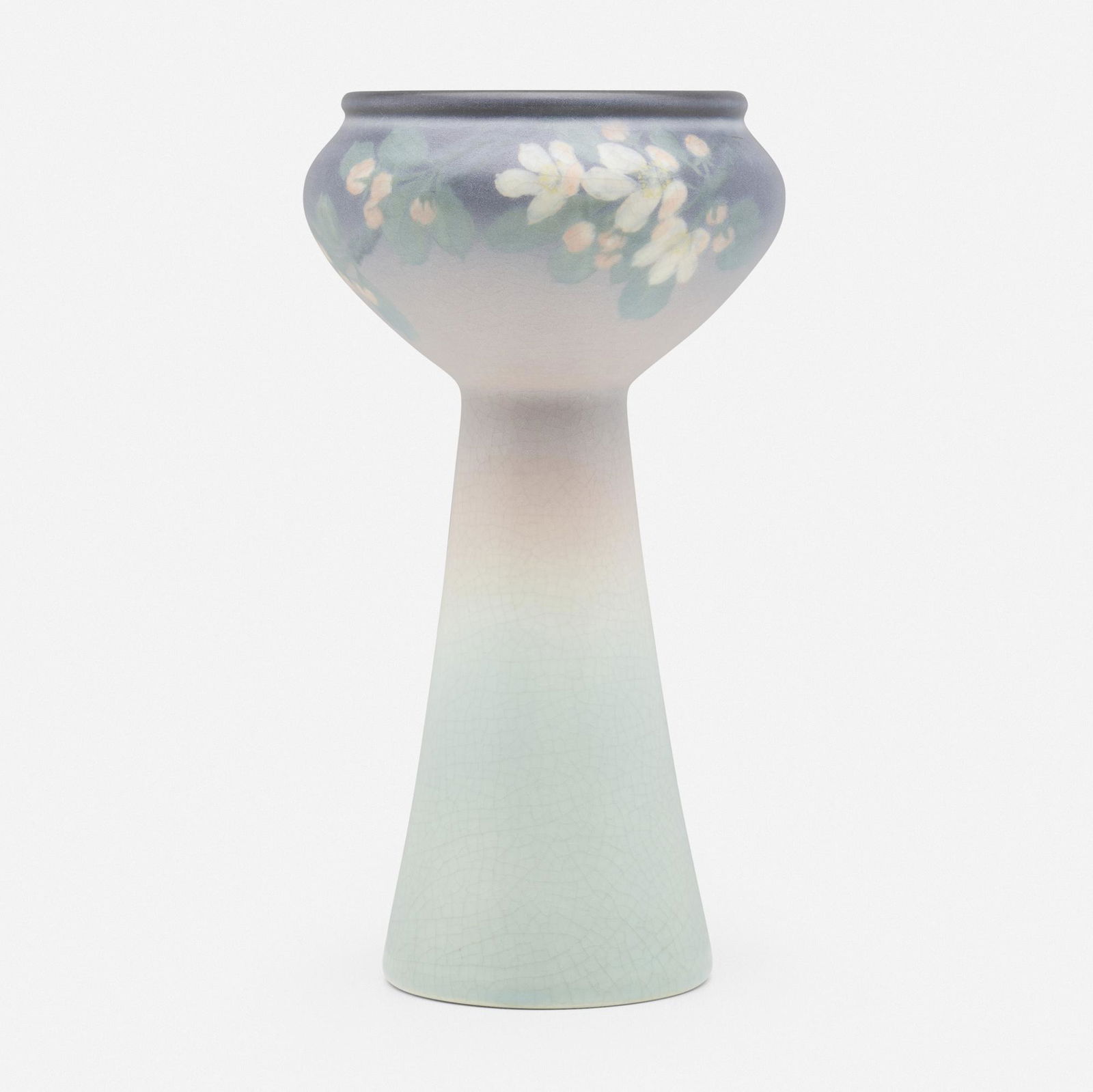 Edward Hurley for Rookwood, Vellum pedestal vase (1 of 3)