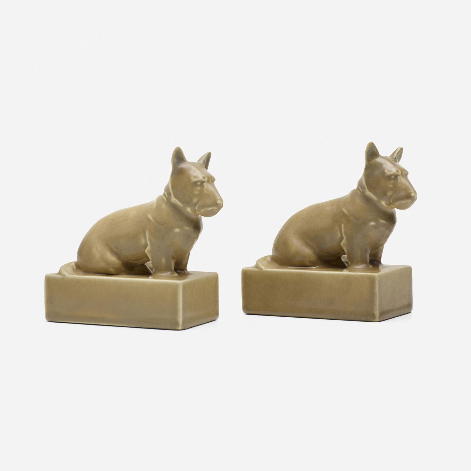 Arthur Conant for Rookwood, Scottie Dog bookends (1 of 6)