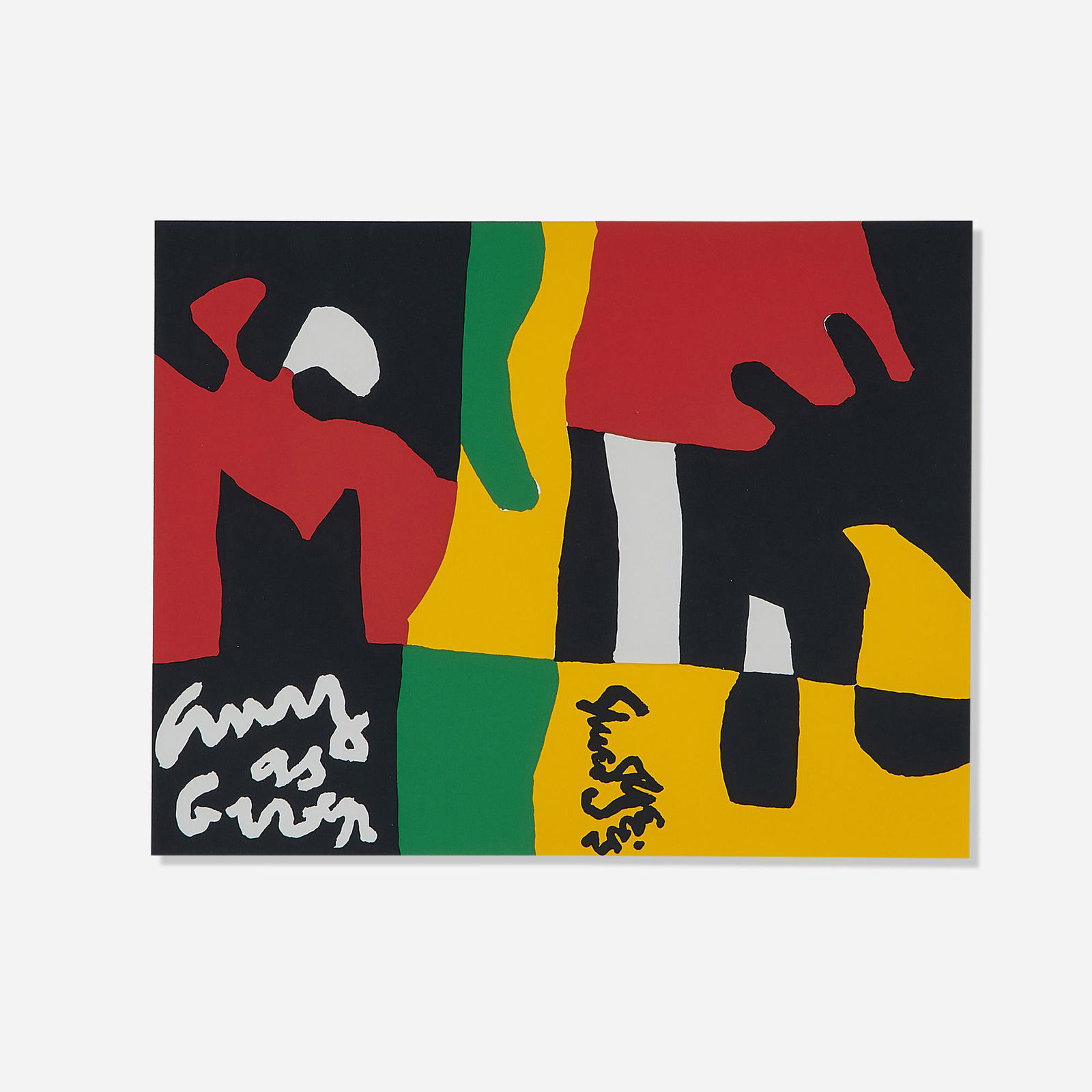 Stuart Davis, Untitled (from Ten Works x Ten Painters series): Stuart Davis Untitled (from Ten Works x Ten Painters series) 1964screenprint in colors 11 h x 14 w in (28 x 36 cm) This work is from the edition of 500. Blindstamp to lower right.