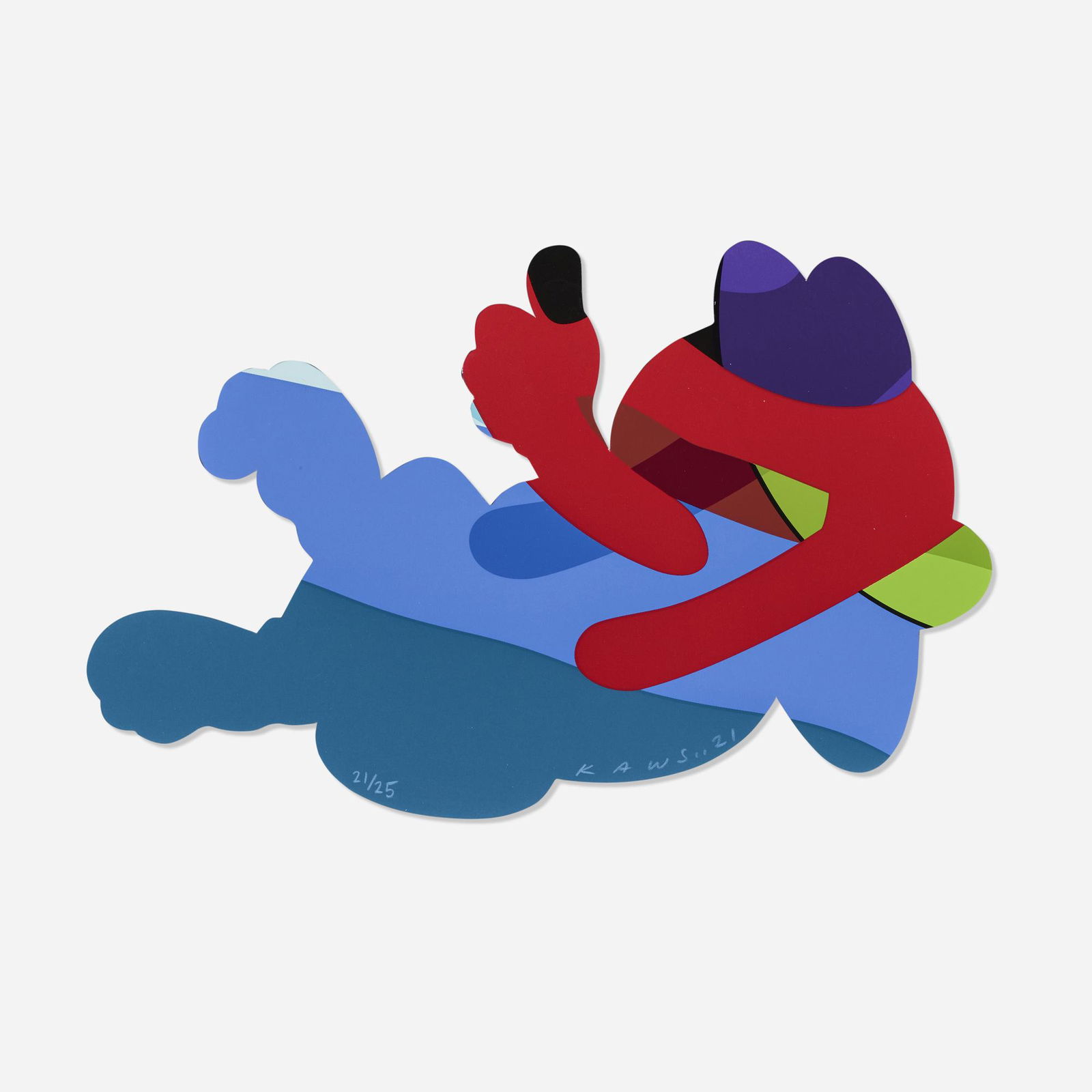 KAWS (Brian Donnelly), Untitled (Garfield) (1 of 3)