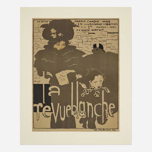 Pierre Bonnard, La Revue Blanche: Pierre Bonnard La Revue Blanche 1896lithograph in colors 32.5 h x 24.25 w in (83 x 62 cm) Printed by Edward Ancourt and published by Editions de la Revue Blanche, Paris. Th