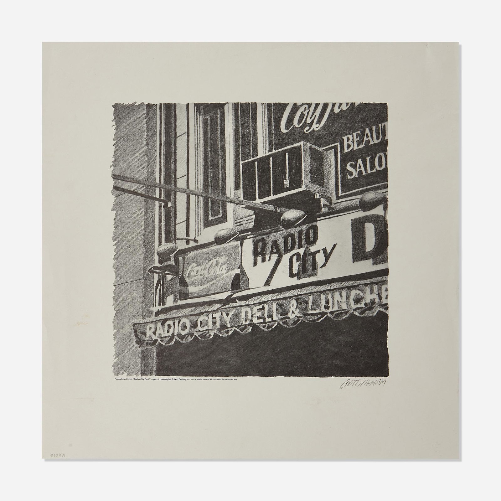 Robert Cottingham, Radio City Deli (1 of 1)