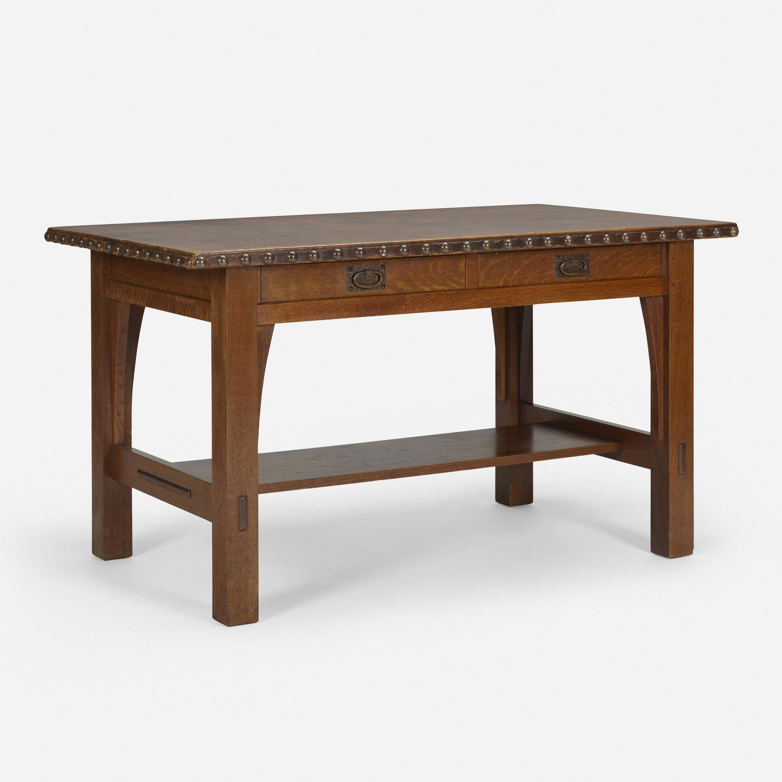 Gustav Stickley, Library table, model 616 (0124) on Dec 13, 2022