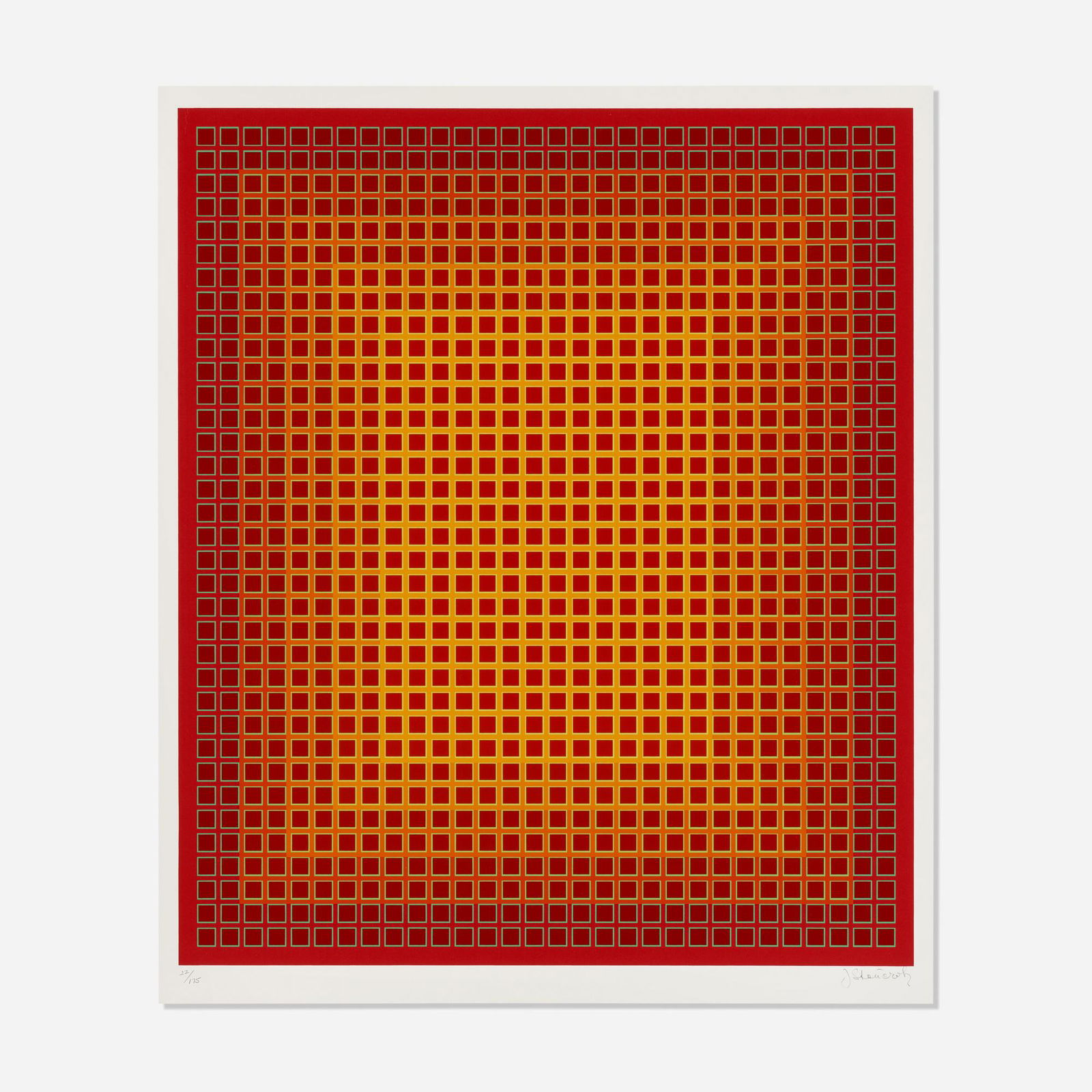 Julian Stanczak, Sequential Chroma (1 of 3)