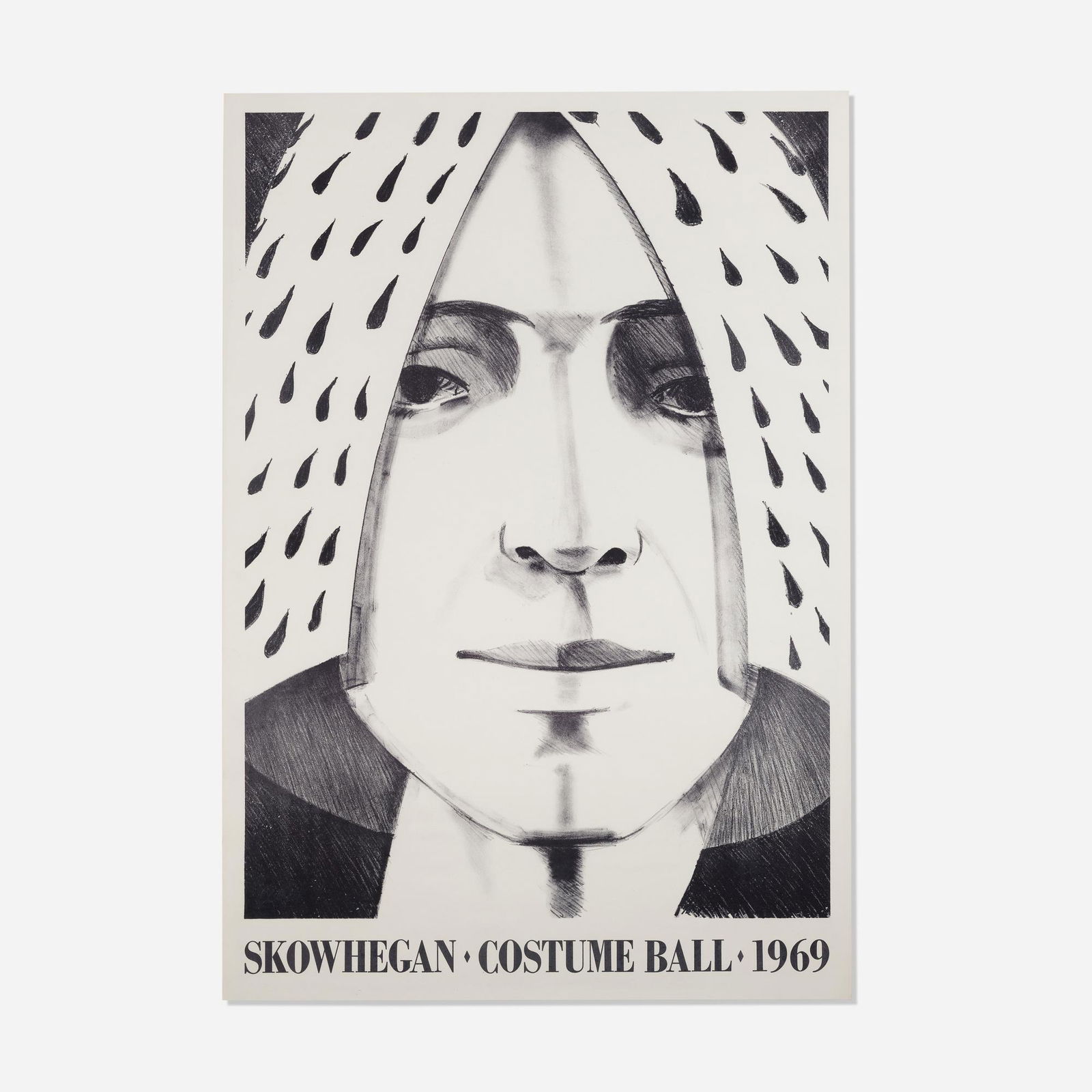 Alex Katz, Skowhegan Costume Ball poster (1 of 4)