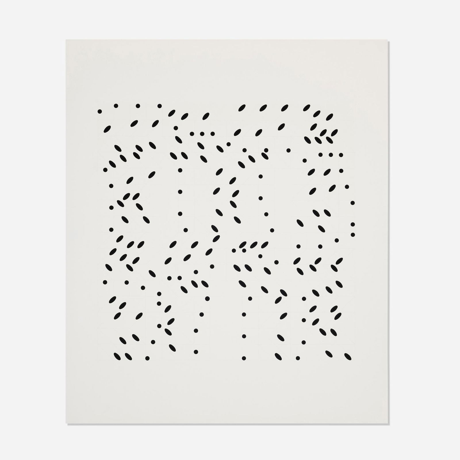 Larry Poons, Untitled: Larry Poons Untitled (from the Ten Works by Ten Painters portfolio) 1964screenprint in colors image: 15.875 h x 15.875 w in (40 x 40 cm) sheet: 24 h x 20 w in (61 x 51 cm) This work is from