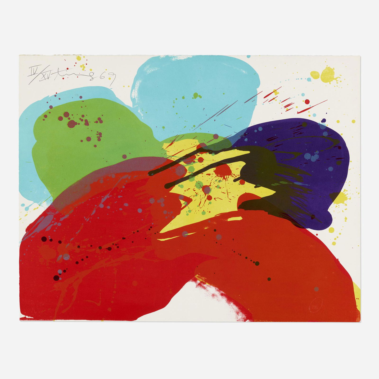 Walasse Ting, Flower (1 of 3)