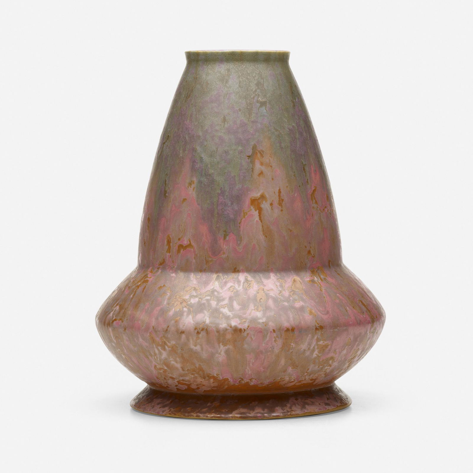 Roseville Pottery, Carnelian II vase (1 of 4)